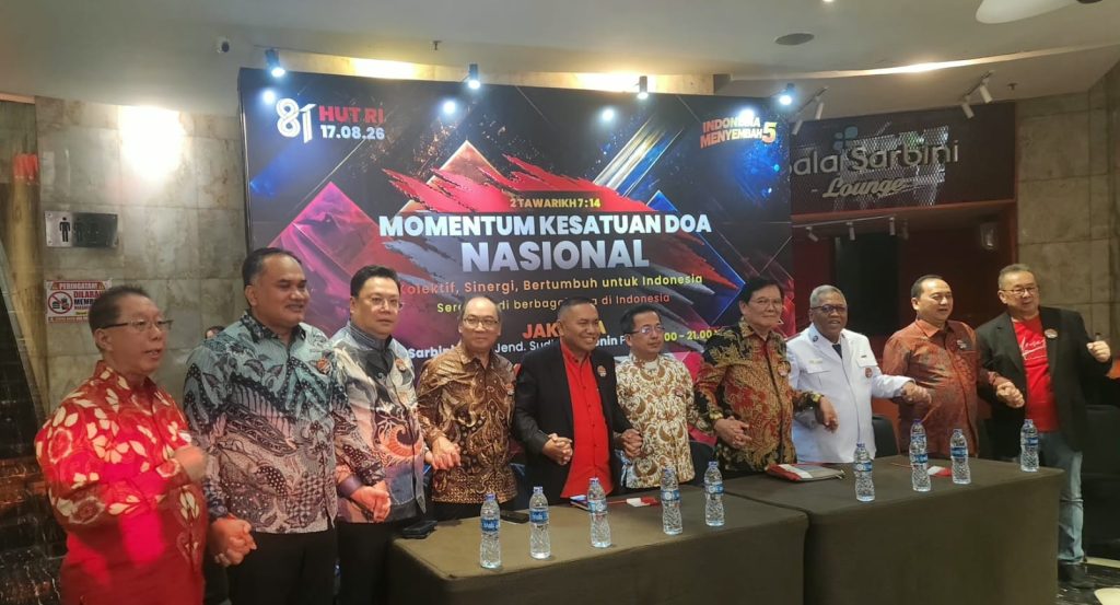 Aras Gereja Nasional Bersama JDN, FGBMFI, Gelar Momentum Kesatuan Doa Nasional 2026